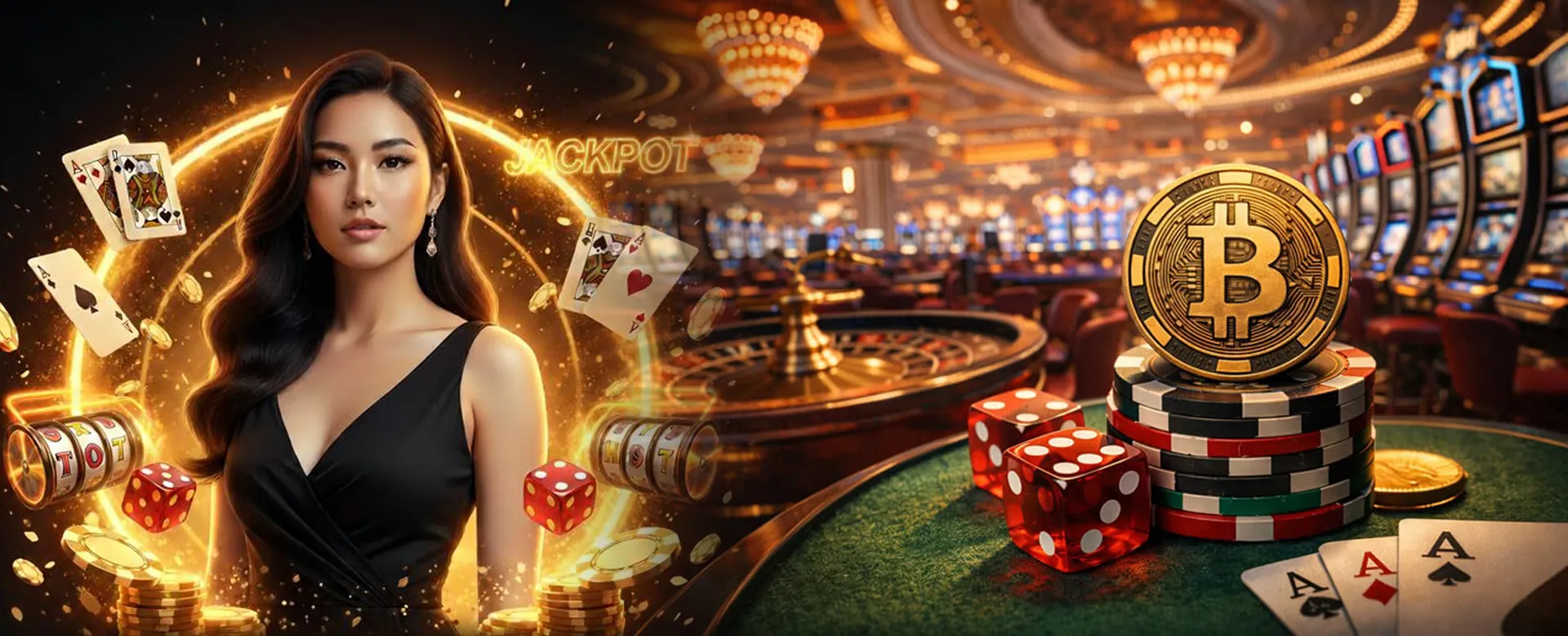 A wide cinematic angle of a luxurious online casino interface, featuring glowing golden accents and dynamic game elements, representing spin.ph's premier gaming legacy in the Philippines with intense, high-energy lighting.